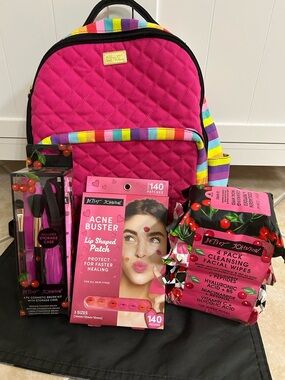 Betsey Johnson Backpack and Beauty Bundle (4 pieces)